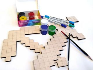 Мастер-класс «Раскраска инструментов Minecraft»