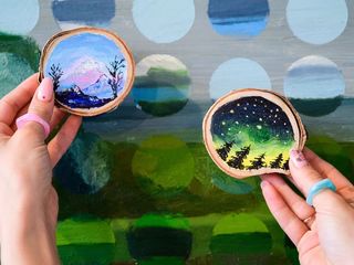 Мастер-класс Wood Art «Магия пейзажа»