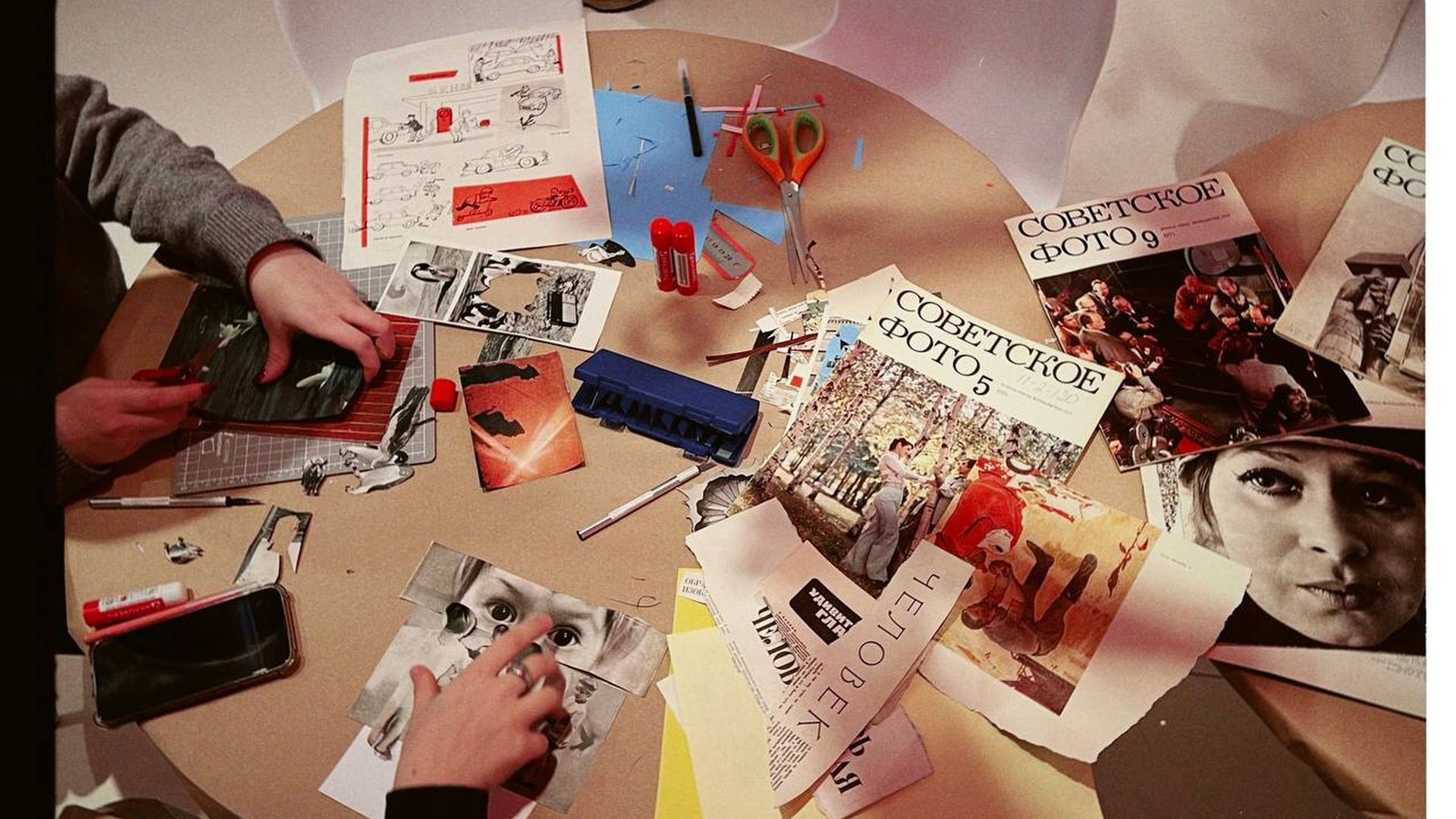 Мастер-класс по новогодней открытке в советском стиле