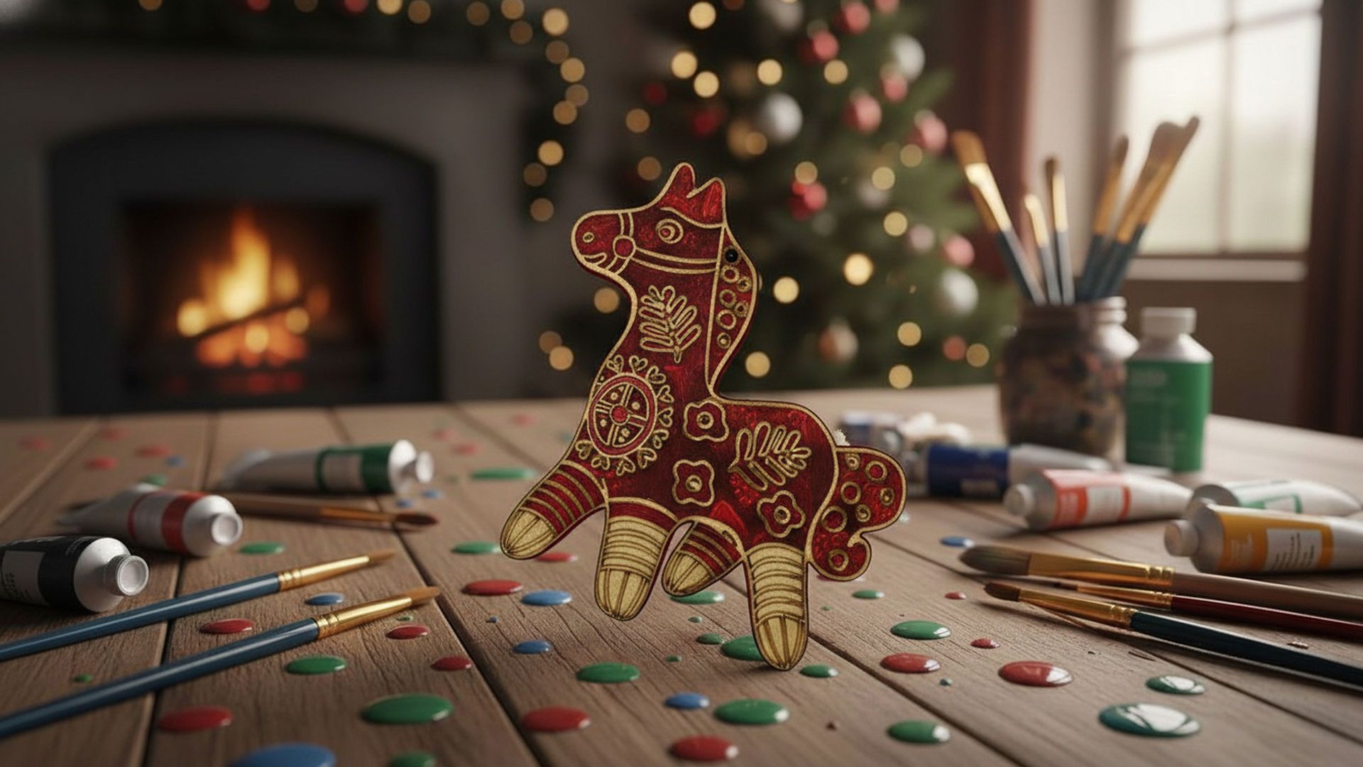 Мастер-класс «Роспись деревянных украшений для интерьера»