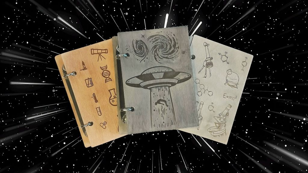 Мастер-класс «Поехали! Создаем космический блокнот»